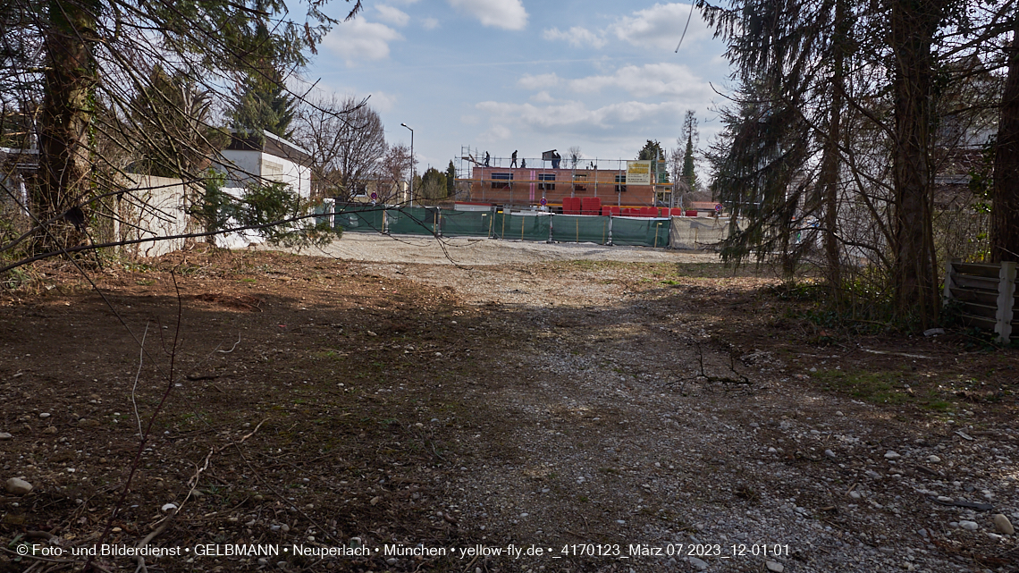 07.03.2023 - Baustelle Niederalmstrasse 16 in Neuperlach